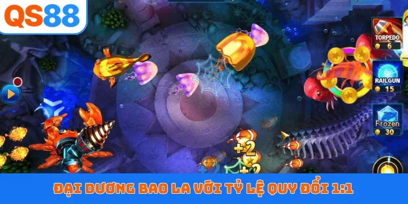 Đại dương bao la với tỷ lệ quy đổi 1:1