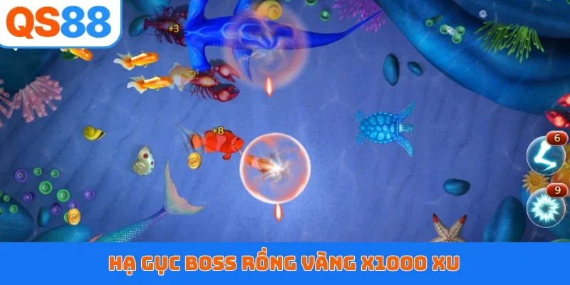 Hạ gục boss rồng vàng x1000 xu