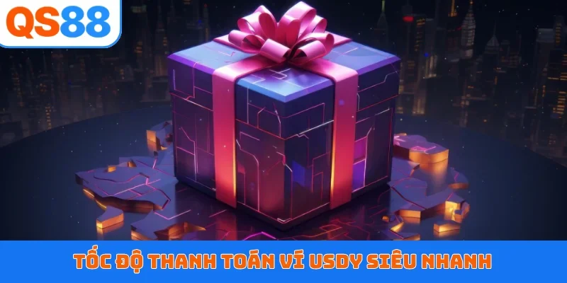 Tốc độ thanh toán ví USDY siêu nhanh